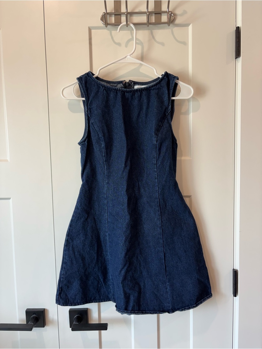 Peppermayo Dark Blue Denim Mini Dress Rochelle Medium